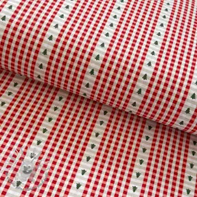 Tessuto di cotone Epinette rouge