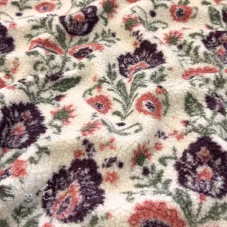 Tessuto per cappotti TEDDY JACQUARD Pretty mix design F