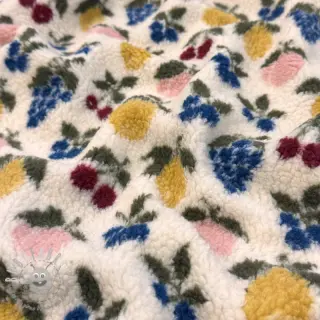 Tessuto per cappotti TEDDY JACQUARD Pretty mix design E