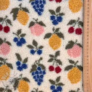 Tessuto per cappotti TEDDY JACQUARD Pretty mix design E