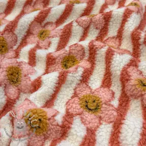 Tessuto per cappotti TEDDY JACQUARD Pretty mix design D