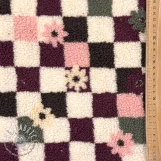Tessuto per cappotti TEDDY JACQUARD Pretty mix design C