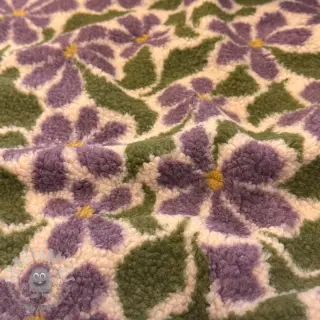 Tessuto per cappotti TEDDY JACQUARD Pretty mix design B