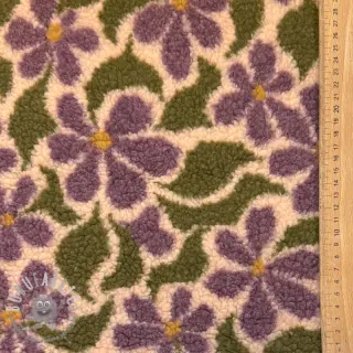 Tessuto per cappotti TEDDY JACQUARD Pretty mix design B