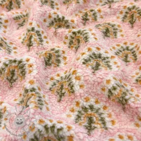 Tessuto per cappotti TEDDY JACQUARD Pretty mix design A