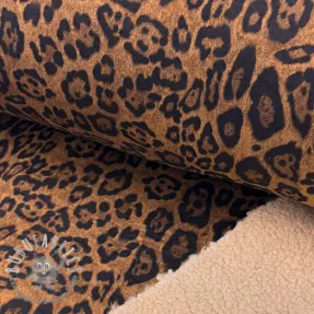 Tessuto per cappotti TEDDY SUEDE Panther light brown