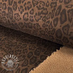 Tessuto per cappotti TEDDY SUEDE Panther brown
