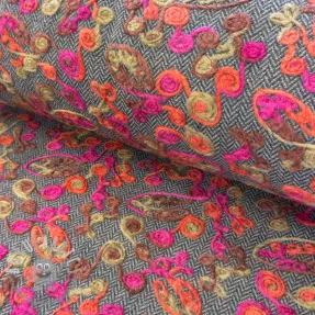 Tessuto per cappotti WOOL Retro