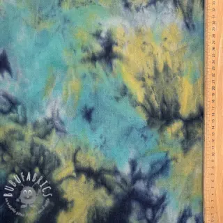 JEANS TIE DYE HEAVY bright yellow