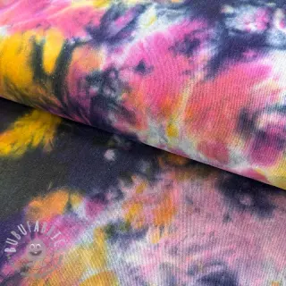 JEANS TIE DYE HEAVY fuchsia