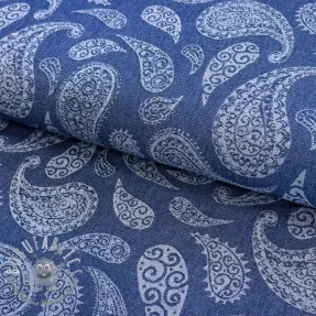 JEANS JACQUARD Paisley dark jeans