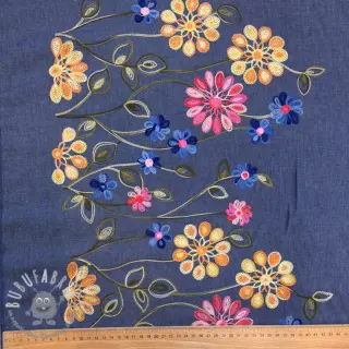 JEANS EMBROIDERY BORDER design B