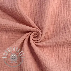 Mussola/Doppia garza soft rose ORGANIC