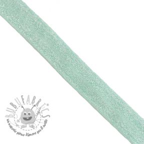 Elastico per bordatura glitter 20 mm mint
