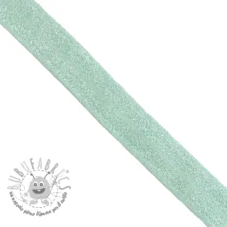 Elastico per bordatura glitter 20 mm mint