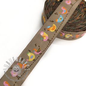Nastro Bird song taupe