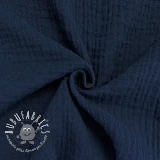 Mussola/Doppia garza navy