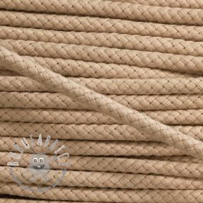 Cordino di cotone 8 mm beige