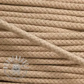 Cordino di cotone 8 mm beige
