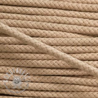 Cordino di cotone 8 mm beige