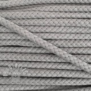 Cordino di cotone 8 mm light grey