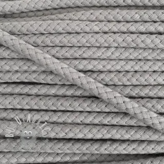 Cordino di cotone 8 mm light grey