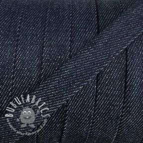 Cordino di cotone piatto 15 mm Denim navy