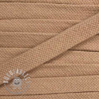Cordino di cotone piatto 13 mm beige