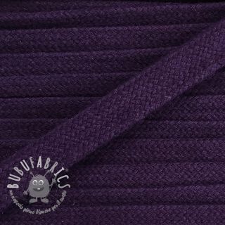 Cordino di cotone piatto 13 mm purple