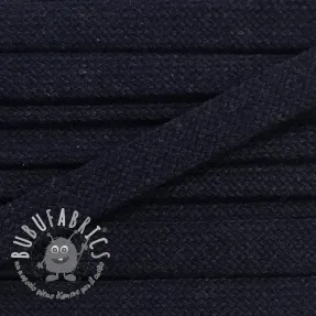 Cordino di cotone piatto 13 mm night blue
