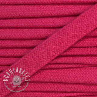 Cordino di cotone piatto 13 mm dark pink