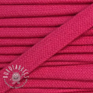 Cordino di cotone piatto 13 mm dark pink