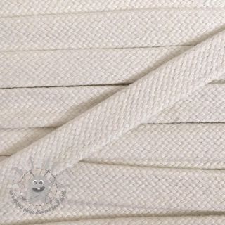 Cordino di cotone piatto 15 mm cream