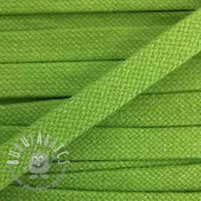 Cordino di cotone piatto 15 mm dark lime