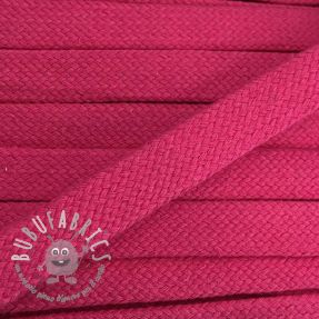 Cordino di cotone piatto 15 mm fuchsia