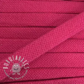 Cordino di cotone piatto 15 mm fuchsia