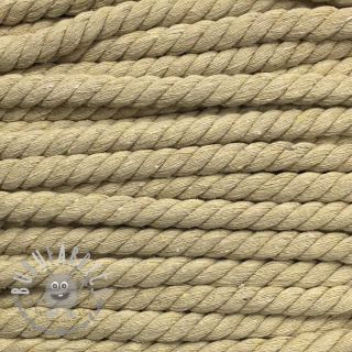 Cordino di cotone ritorto 12 mm natur