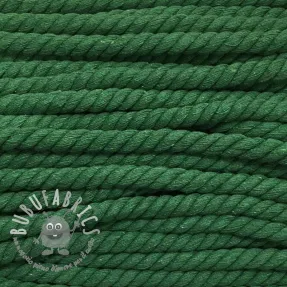 Cordino di cotone ritorto 12 mm green