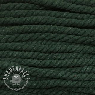 Cordino di cotone ritorto 12 mm dark green