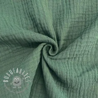 Mussola/Doppia garza green ORGANIC