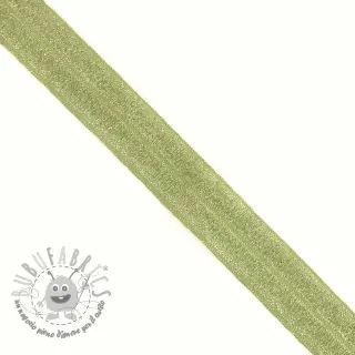 Elastico per bordatura glitter 20 mm lime