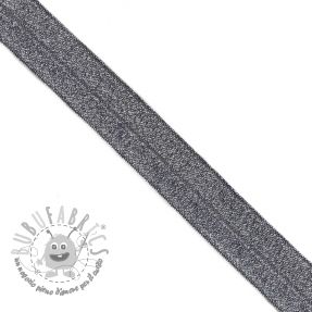 Elastico per bordatura glitter 20 mm marine
