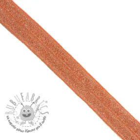 Elastico per bordatura glitter 20 mm orange