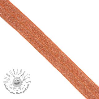 Elastico per bordatura glitter 20 mm orange