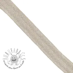 Elastico per bordatura glitter 20 mm sand