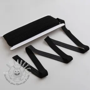 Elastico per bordatura matt 20 mm black