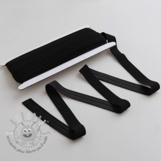 Elastico per bordatura matt 20 mm black