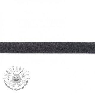 Nastro per bordatura in jersey melange anthracite