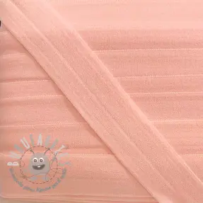 Elastico per bordatura matt 20 mm light apricot