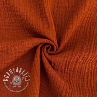 Mussola/Doppia garza rust ORGANIC